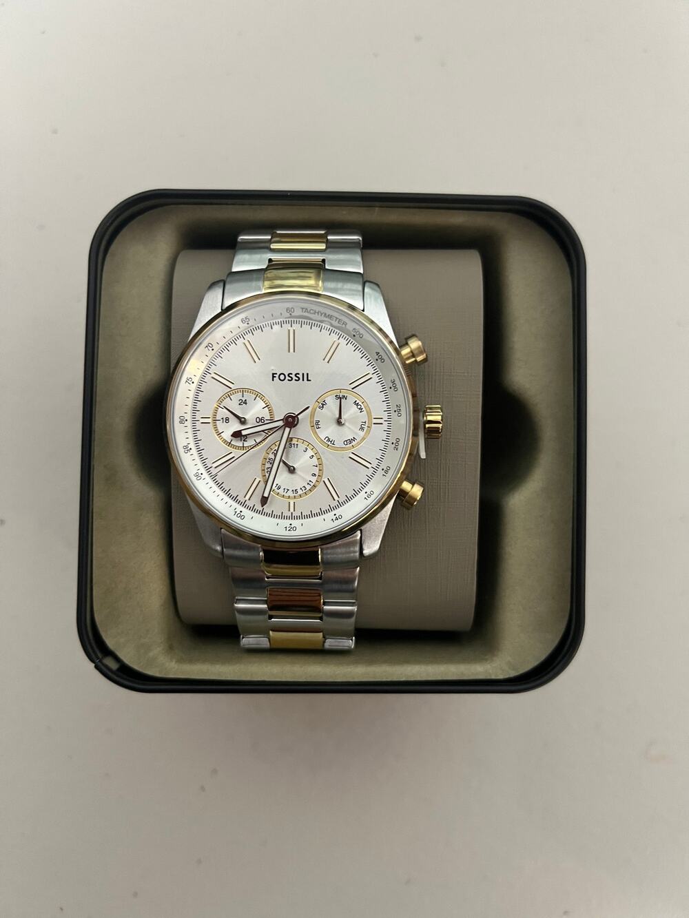 Fossil BQM2693 Sullivan Multifunction Two-Tone Stainless Steel Watch BQ2693